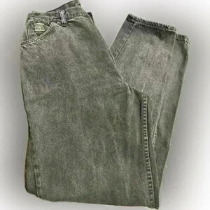 Vintage Wrangler denim charcoal black 1980s size 16 long